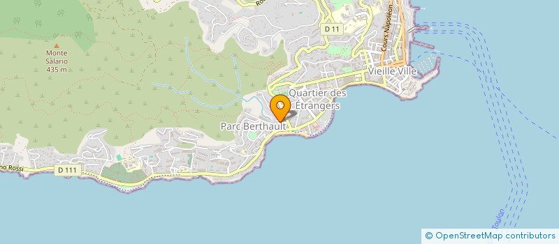 localisation de l'entreprise GROUPE CONSEILS LOISIRS à AJACCIO