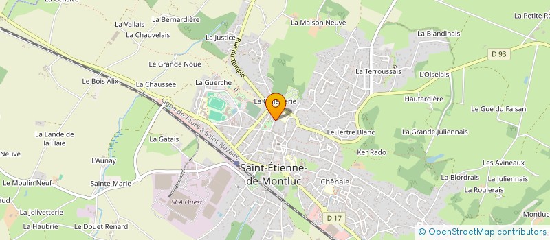 localisation de l'entreprise GROUPE CONSEPT à PORNICHET