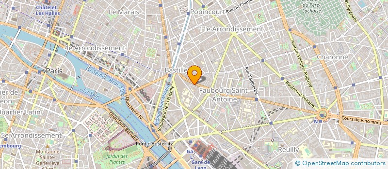 localisation de l'entreprise GROUPE COORDINATION  PARIS 12