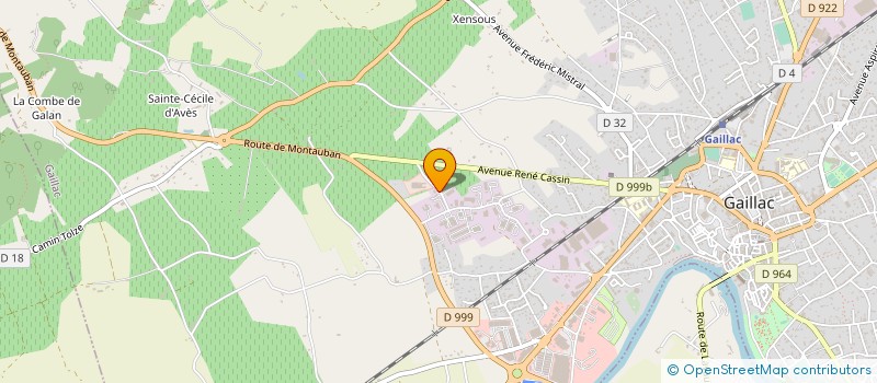 localisation de l'entreprise GROUPE COURBATIEU  GAILLAC