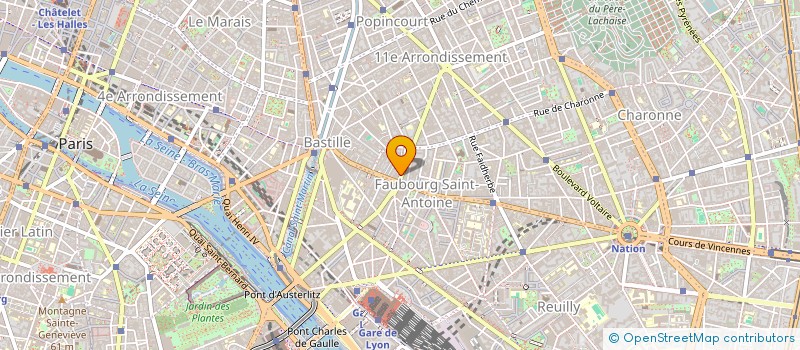 localisation de l'entreprise GROUPE COURIR à PARIS