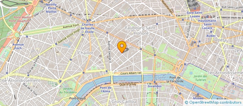 localisation de l'entreprise GROUPE COURREGES  PARIS