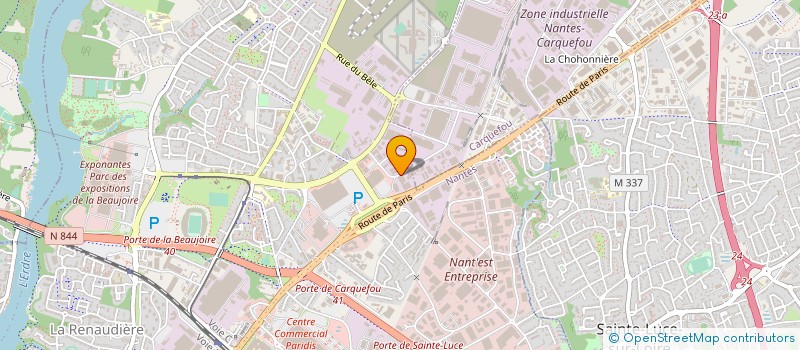 localisation de l'entreprise GROUPE CREA MAGIC à NANTES