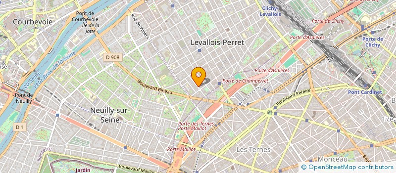 localisation de l'entreprise GROUPE CREATIONS GRAPHIQUES à LEVALLOIS-PERRET