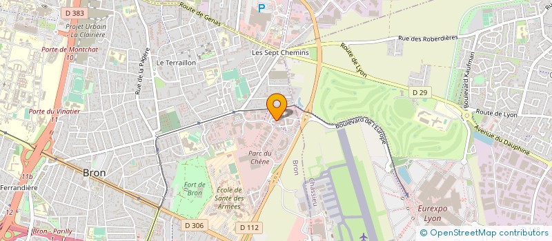 localisation de l'entreprise GROUPE CRIS à BRON