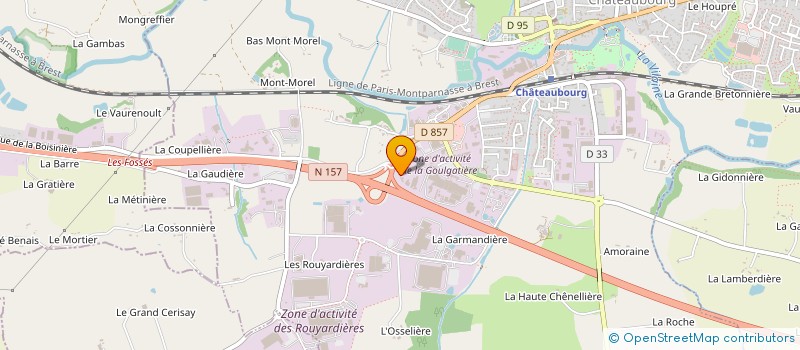 localisation de l'entreprise GROUPE CRP  CHATEAUBOURG