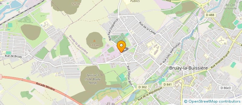 localisation de l'entreprise GROUPE CSCCP  BRUAY-LA-BUISSIERE