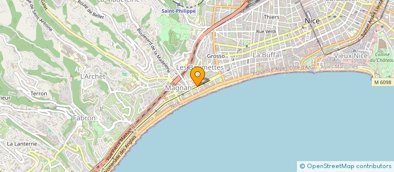 localisation de l'entreprise GROUPE CSM INVEST à NICE