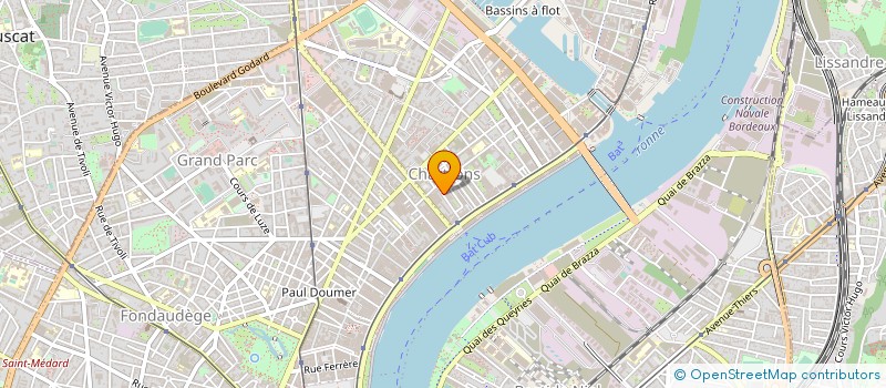 localisation de l'entreprise GROUPE CUM MENSA  BORDEAUX