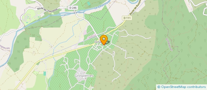 localisation de l'entreprise GROUPE CVS à GROSPIERRES