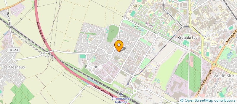 localisation de l'entreprise GROUPE CYCLO RANDONNEURS BEZANNES  BEZANNES