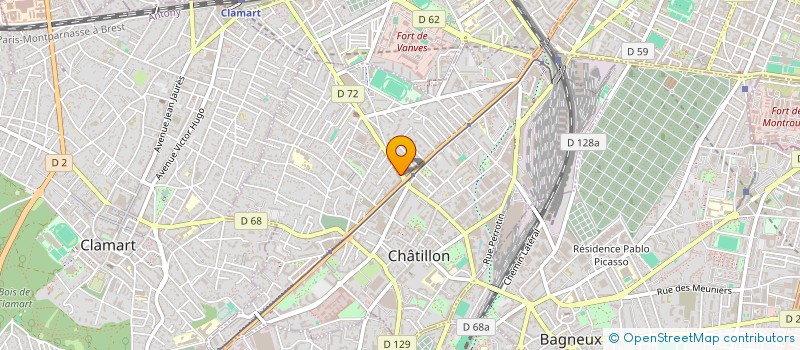 localisation de l'entreprise GROUPE CYCLOPE à CHATILLON
