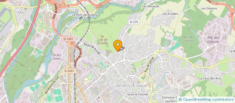 localisation de l'entreprise GROUPE CYNOPHILE D'INTERVENTION à ANNECY