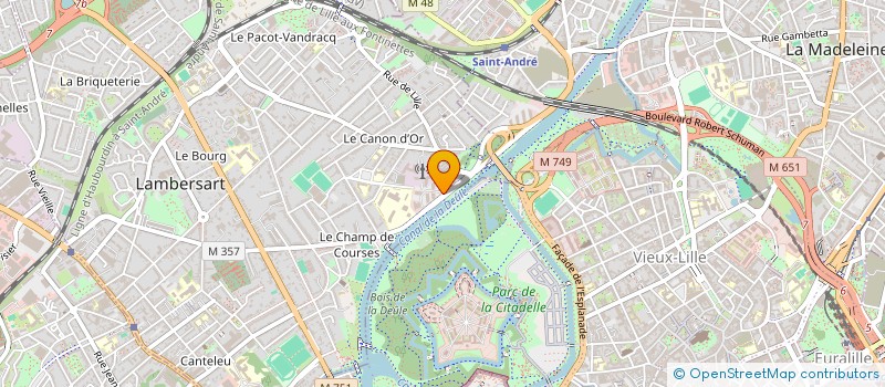 localisation de l'entreprise GROUPE D à LAMBERSART