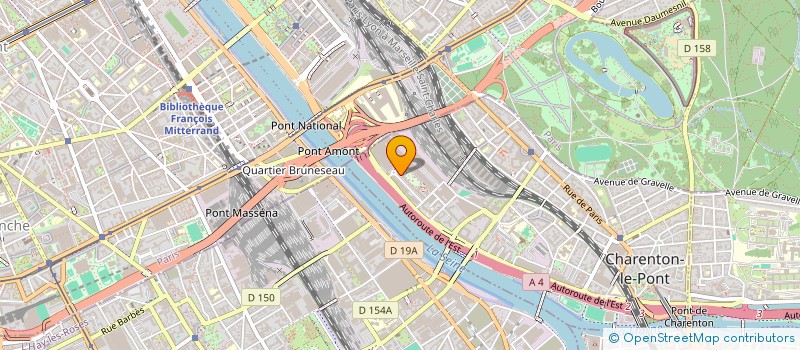 localisation de l'entreprise GROUPE D  CHARENTON-LE-PONT