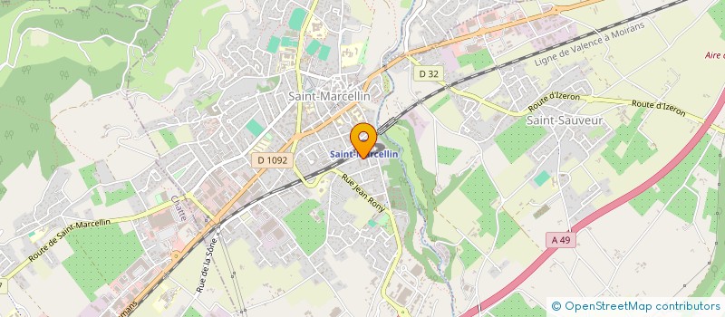 localisation de l'entreprise GROUPE D'ACTION LOCALE LEADER=CHAMBARAN  SAINT-MARCELLIN