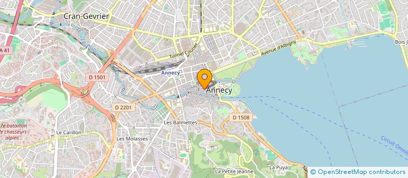 localisation de l'entreprise GROUPE D ACTION MUSICAL ANNECY à ANNECY