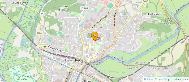 localisation de l'entreprise GROUPE D'ACTIVITES SOUS-MARINES DU PAYS DE REDON - GASPAR  REDON