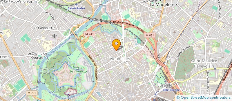 localisation de l'entreprise GROUPE D'ALESSANDRO à LILLE