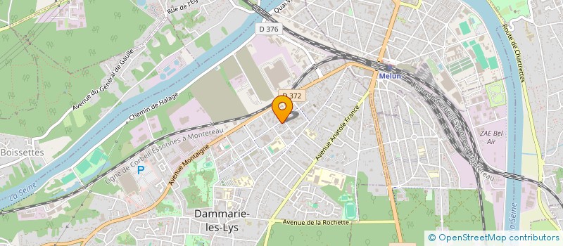 localisation de l'entreprise GROUPE D'ALIMENTATION MODERNE à DAMMARIE-LES-LYS