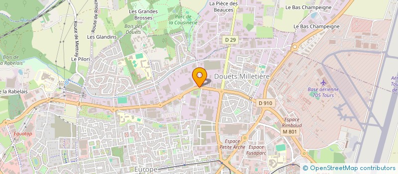 localisation de l'entreprise GROUPE D'AMENAGEMENT DE L'ESSONNE à TOURS
