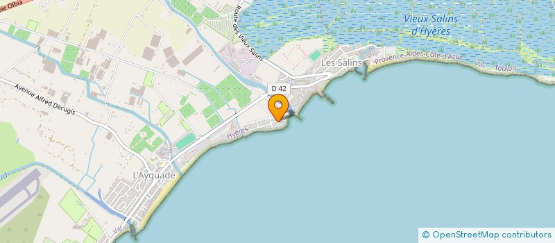 localisation de l'entreprise GROUPE D ANIMATION DE L AYGUADE CEINTURON à HYERES