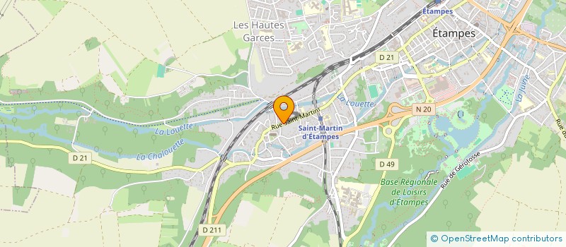 localisation de l'entreprise GROUPE D'ANIMATION DE LA TOUR PENCHEE à ETAMPES