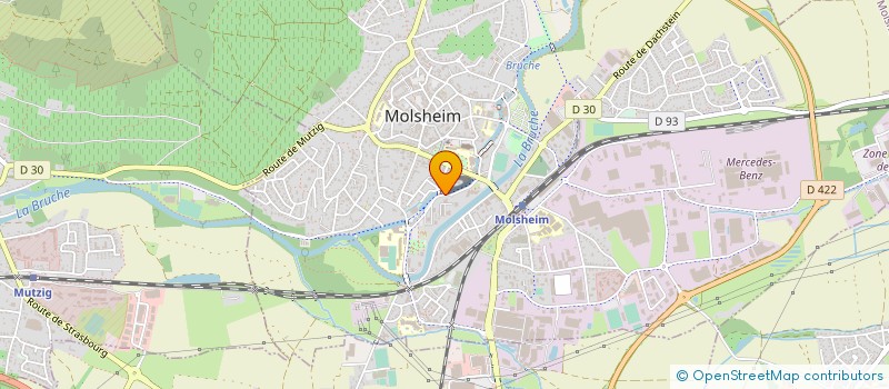 localisation de l'entreprise GROUPE D'ANIMATION LITURGIQUE DE MOLSHEIM (GAL)  MOLSHEIM