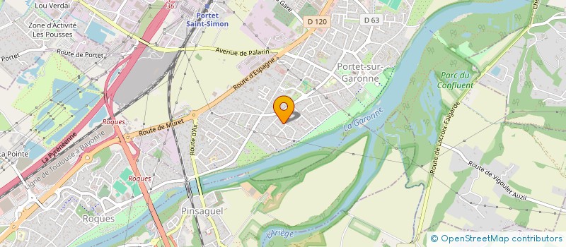 localisation de l'entreprise GROUPE D'ANIMATION MUSICAL (SAXOFOLIE)  PORTET-SUR-GARONNE