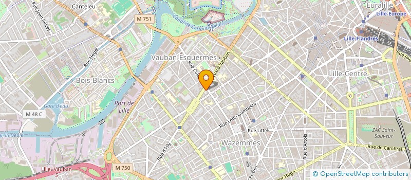 localisation de l'entreprise GROUPE D APPUI AUX PROJETS à LILLE