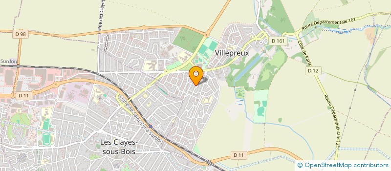 localisation de l'entreprise GROUPE D'ART PLASTIQUE DE VILLEPREUX à VILLEPREUX