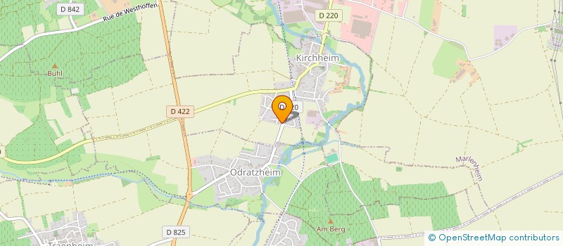 localisation de l'entreprise GROUPE D'ARTS ET TRADITIONS POPULAIRES DE KUTTOLSHEIM  KIRCHHEIM