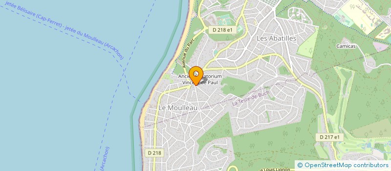 localisation de l'entreprise GROUPE D'ENTRAIDE DU BASSIN D'ARCACHON à ARCACHON