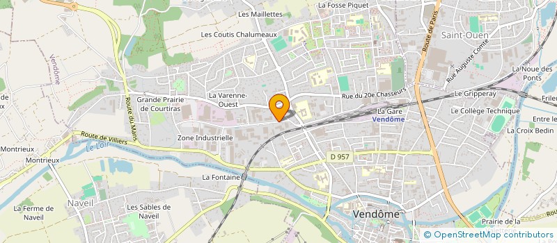 localisation de l'entreprise GROUPE D'ENTRAIDE MUTUELLE à VENDOME