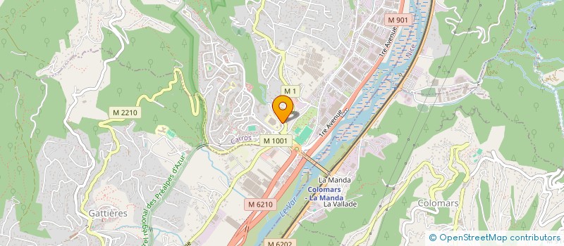 localisation de l'entreprise GROUPE D'ENTRAIDE MUTUELLE AUTISME 06 à NICE