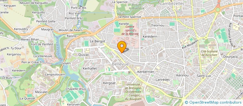 localisation de l'entreprise GROUPE D'ENTRAIDE MUTUELLE DE BREST AU PETIT GRAIN  à BREST