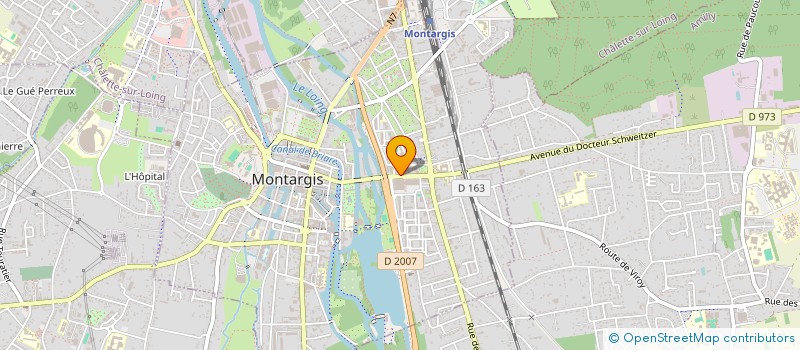 localisation de l'entreprise GROUPE D'ENTRAIDE MUTUELLE GEM ACTIV  MONTARGIS
