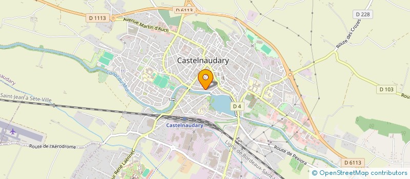 localisation de l'entreprise GROUPE D'ENTRAIDE MUTUELLE GEM TSA-TND L'AUCEL BLAU  CASTELNAUDARY