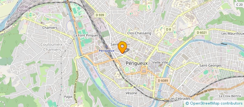 localisation de l'entreprise GROUPE D'ENTRAIDE MUTUELLE LE COLIBRI PERIGUEUX  PERIGUEUX
