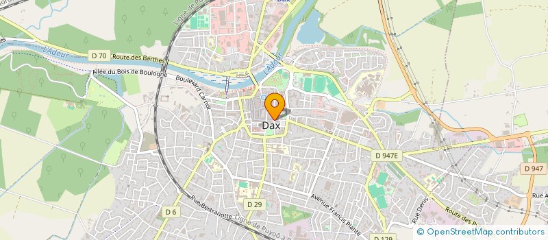 localisation de l'entreprise GROUPE D'ENTRAIDE MUTUELLE LES MARGUERITES à DAX