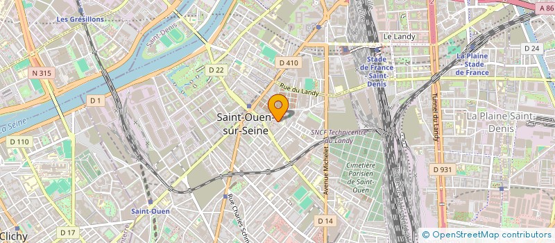 localisation de l'entreprise GROUPE D'ENTRAIDE MUTUELLE. PAS A PAS à SAINT-OUEN-SUR-SEINE