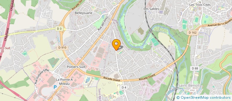localisation de l'entreprise GROUPE D'ENTRAIDE MUTUELLE POUR PERSONNES AUTISTES à POITIERS