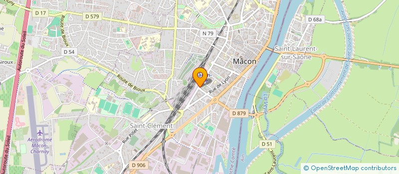 localisation de l'entreprise GROUPE D'ENTRAIDE MUTUELLE UN SOURIRE POUR LA VIE à MACON
