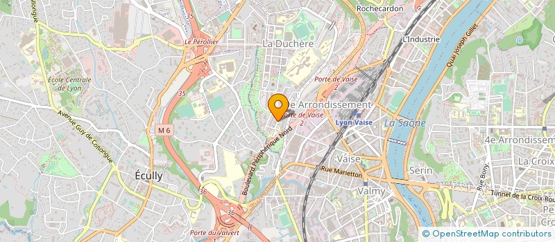 localisation de l'entreprise GROUPE D'ENTREPRISES A OBJECTIFS SOLIDAIRES à LYON