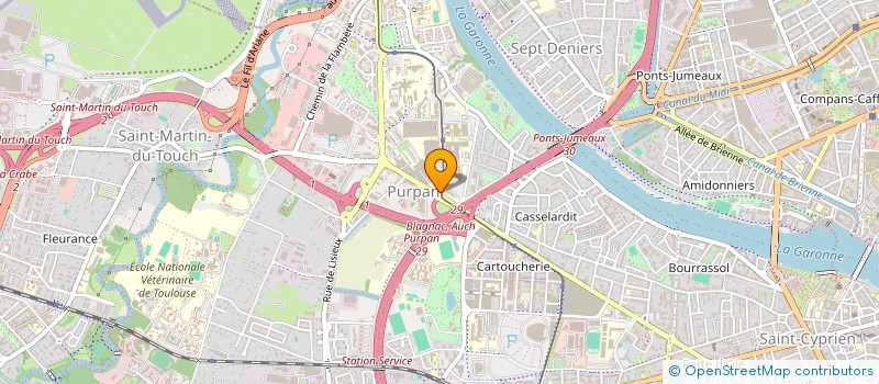 localisation de l'entreprise GROUPE D'ETUDE, DE FORMATION ET DE RECHERCHE EN ANDROLOGIE, UROLOGIE ET SEXOLOGIE à TOULOUSE