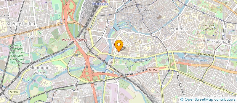 localisation de l'entreprise GROUPE D'ETUDE DE LA BORRELIOSE DE LYME GEBLY à STRASBOURG