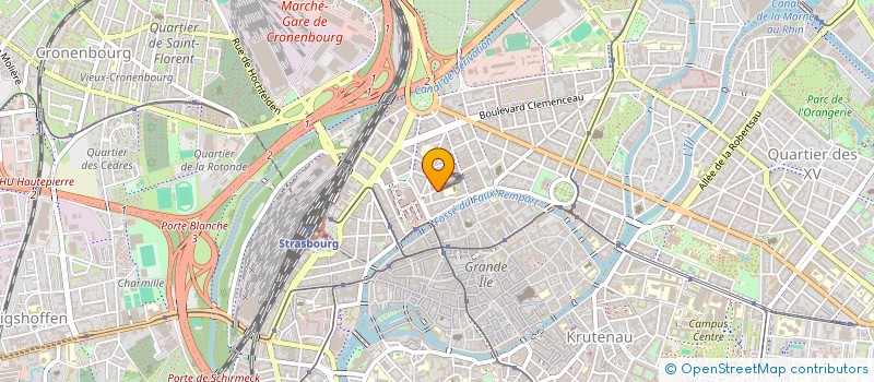 localisation de l'entreprise GROUPE D ETUDE DE LA DOULEUR à STRASBOURG