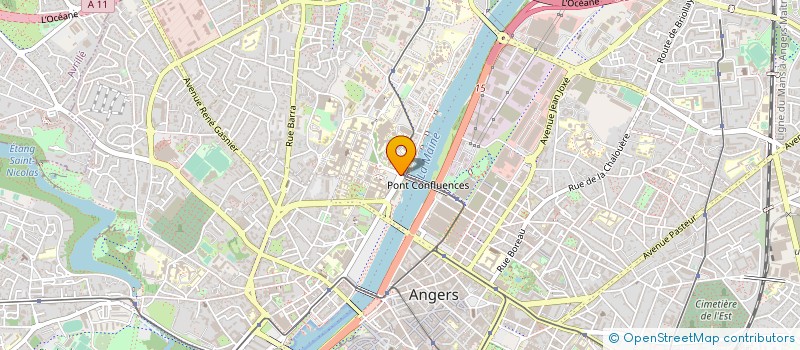 localisation de l'entreprise GROUPE D ETUDE DES MALADIES DE L ENFANT à ANGERS