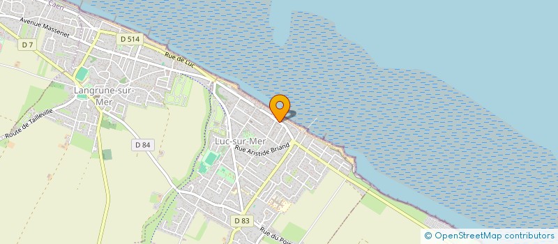 localisation de l'entreprise GROUPE D'ETUDE DES MILIEUX ESTUARIENS ET LITTORAUX DE NORMANDIE à LUC-SUR-MER