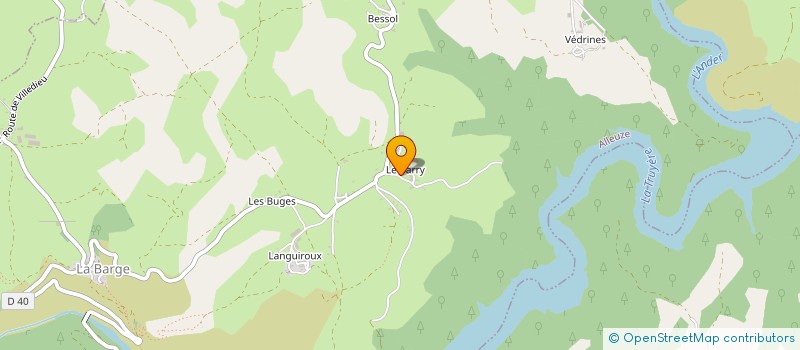 localisation de l'entreprise GROUPE D'ETUDE DES PAPILLONS D'AUVERGNE à ALLEUZE